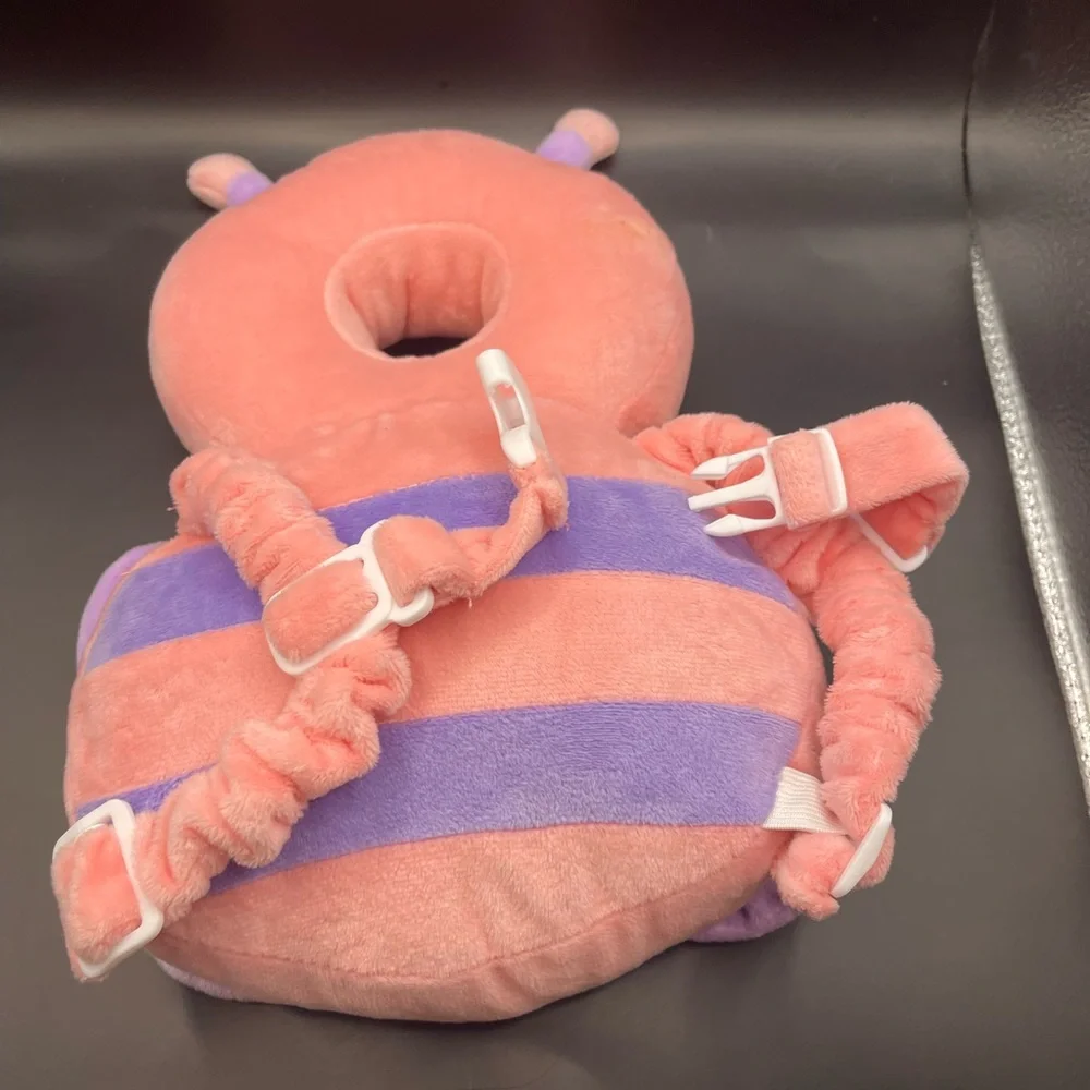Marvin’s babyguard head protector pillow Pink and Purple butterfly
